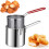 Frittiertopf Fritteuse Topf mit Korb Edelstahl Fritteuse 6