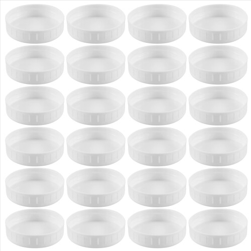 Regular Mouth Lids for Jar Lids Plastic Storage Caps Dia 70mm 2