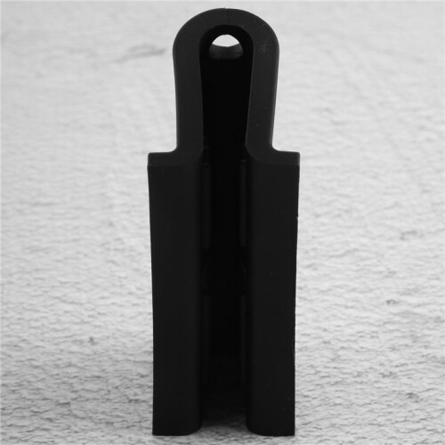 Silicone Pan Handle Cover Ear Clip Cast Iron Handle Holder,Black,2PCS 1