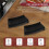 Silicone Pan Handle Cover Ear Clip Cast Iron Handle Holder,Black,2PCS 5
