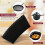 Silicone Pan Handle Cover Ear Clip Cast Iron Handle Holder,Black,2PCS 6