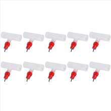 Kycklingnipplar T-kopplingar - Automatiska vattenautomater för fjäderfän, 10-pack