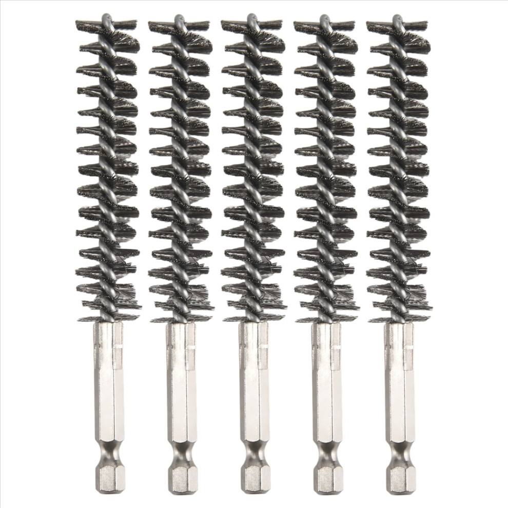 Bore Brush For Power Drill Cleaning Wire Brush With Hex Shank Handle 4852209313636