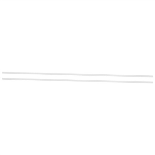 3Mmx250Mm Round Shape Solid Acrylic Rod Pmma Extruded Bar Clear 2Pcs