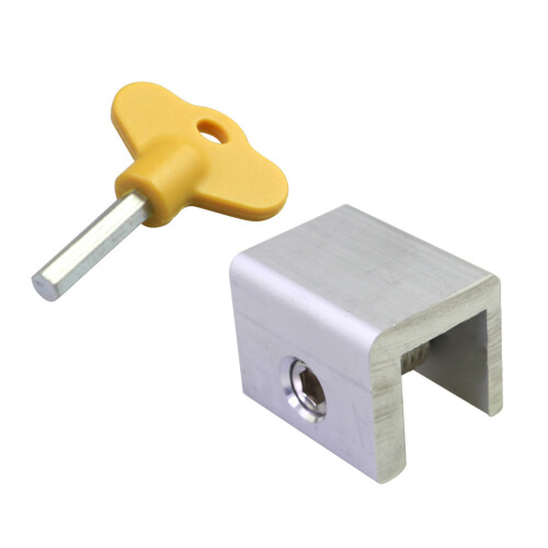 20 Pcs Adjustable Aluminum Alloy Window Locks With Key For Home Office 1