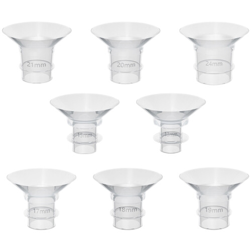 40 Pcs Silicone Breast Pump Flange Inserts