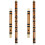 2 Sets Bamboo Flute Chinese Style Beginner Flute D Key 2