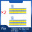 2 PCS Steam Microfiber Mop Cloths for SC1 SC2 SC3 SC4 SC5 1