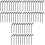 150Pcs Easy Carry Black Disposable Eyelash Brushes for Makeup Practice 3