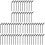 150Pcs Easy Carry Black Disposable Eyelash Brushes for Makeup Practice 2