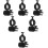 6Pcs Head Light Hard Hat Clip Replacement Holder 10