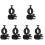 6Pcs Head Light Hard Hat Clip Replacement Holder 7