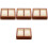 4Pcs Wooden Watch Display Holder With Display Pillow 3
