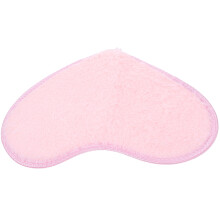 2Pcs Heart Shape Fluffy Floor Mat Non-Slip 30 X 40Cm Pink