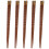 1 Set 5 Pairs Pointed Chopsticks Tableware 1