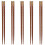 1 Set 5 Pairs Pointed Chopsticks Tableware 7