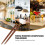 1 Set 5 Pairs Pointed Chopsticks Tableware 10