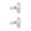 2 Sets 9Pcs T-Shaped Window Lock For Extra Security 5