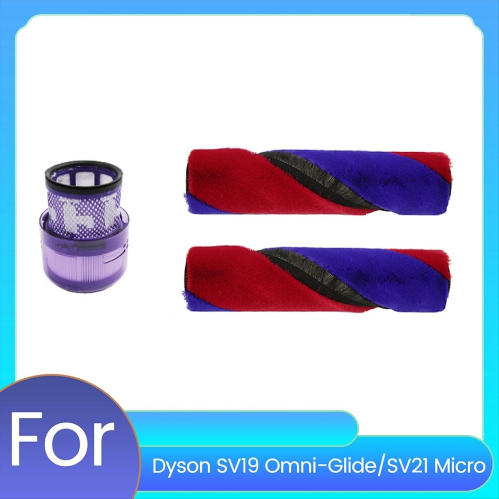 2Pcs Main Brush For Sv19 Omni-Glide/Sv21 Micro Vacuum Double 4854173748629