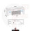 Creative Furniture Floe 130cm TV Unit LED - White Gloss Doors 6