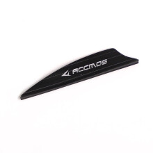 Air Groove Arrow Feather Archery Fletching Vane 30 Pcs Black For DIY Arrows, Adult And Youth Hunting Practice Arrows