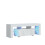Creative Furniture Floe 130cm TV Unit LED - White Gloss Doors 7