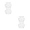 4 Pcs Clear Glass Chimney Replacement For Kerosene Lamps 4