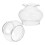 4 Pcs Clear Glass Chimney Replacement For Kerosene Lamps 2