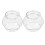 4 Pcs Clear Glass Chimney Replacement For Kerosene Lamps 1