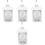 4Pcs Metal Tea Light Holder Hanging Candle Stand 5