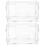2Pcs Rabbit Hay Feeder Acrylic Bunny Hay Rack For Cage 7