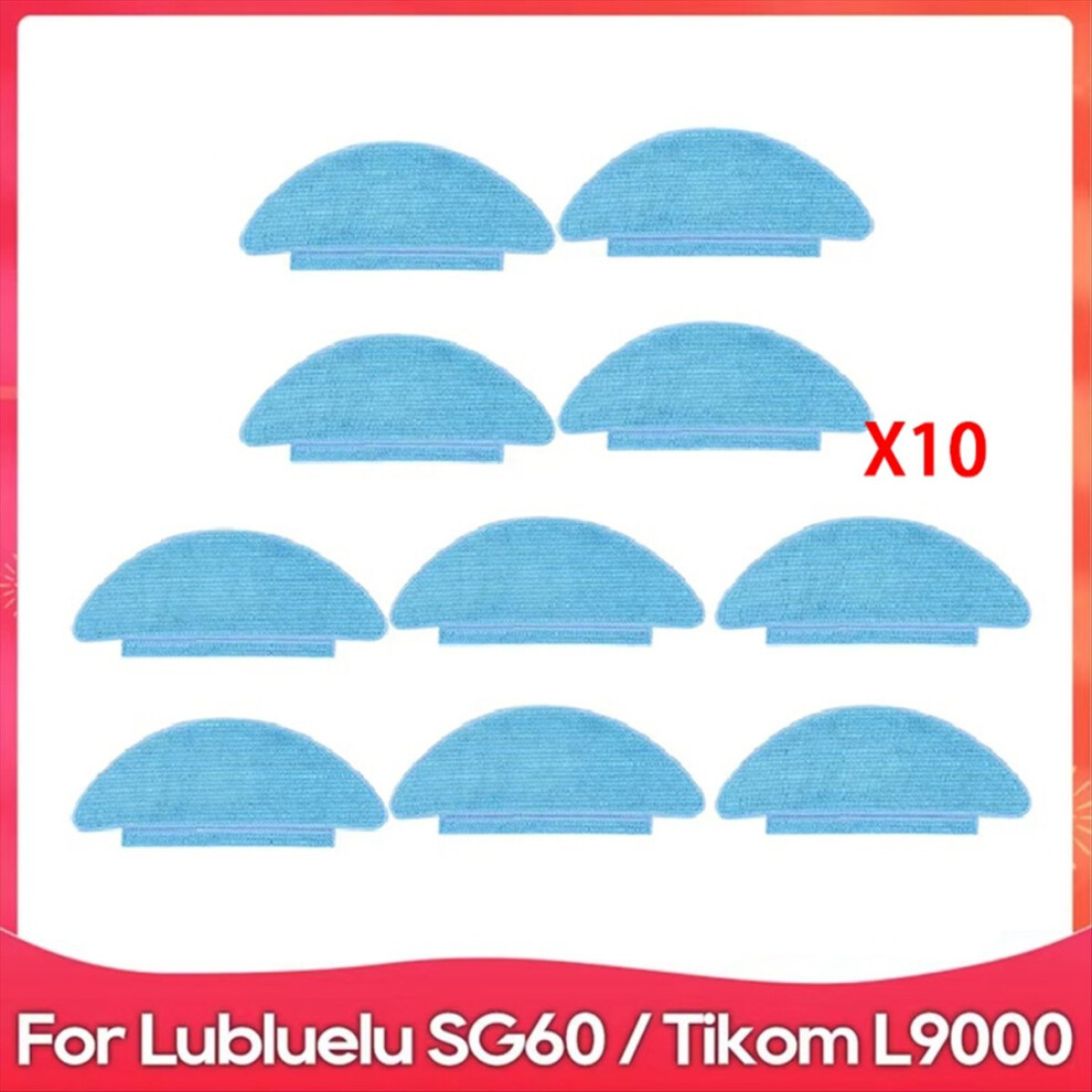 10Pcs Mop Cloths For L9000 For Sl60d Sl61 And Sg60 4854173741729