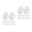 120 Pcs Easter Diy Foam Eggs For Painting And Decorating Crafts 7