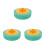 3Pcs Polyester Honeycomb Car Wax Applicator Pad For Mirror Finish 9