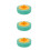 3Pcs Polyester Honeycomb Car Wax Applicator Pad For Mirror Finish 10