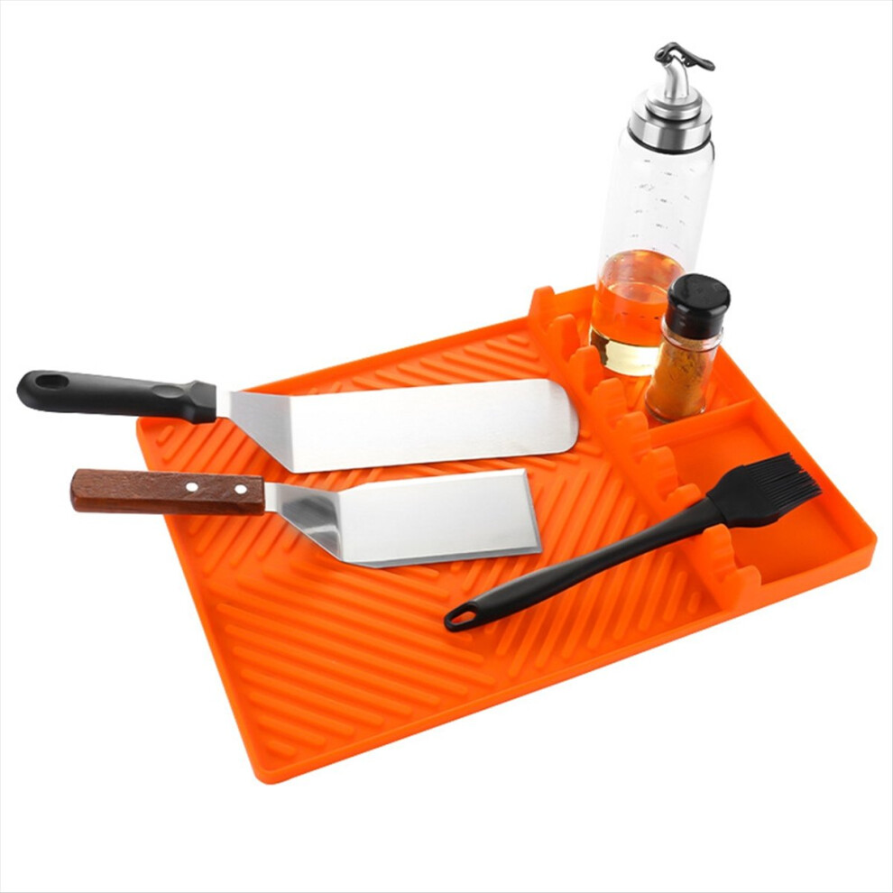 Barbeque Grill Accessories Tool for Side Shelf Mat Grill Orange Large-image-OPC-PHRQ8W5-NEW