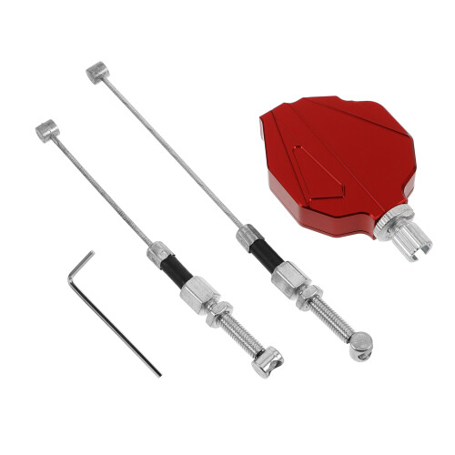 3Sets Universal Red Aluminum Clutch Lever for Motorcycle Modification 2