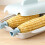 Microwave Oven Steaming Corn Box Kitchen Tool Corn Box Creamy-White 5