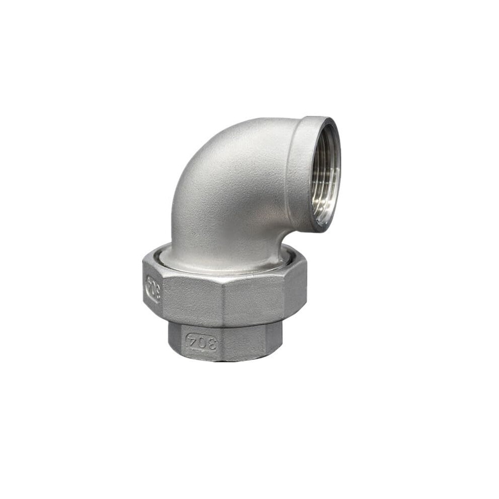 Bsp Female Thread Screw Elbow Union 304 Stainless Steel, 1/4-2 Inch, Dn8-Dn50 Water Pipe Fitting Connector 9393856149544