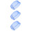 3Pcs Car Intake Filter Mesh Cover Polyester Fabric Vehicle Protector 11