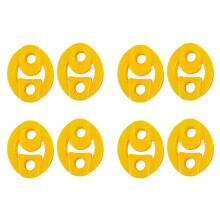 Rubber 2 Holes Race Car Muffler Exhaust Hanger Bushing 8 Pcs Universal Fit For Race Cars Exhaust Hanger Kit
