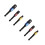 6St Socket Adapter Set, Sterk Staal, Praktische Hex Boor Aansluiting 10
