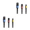 6St Socket Adapter Set, Sterk Staal, Praktische Hex Boor Aansluiting 8