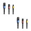 6St Socket Adapter Set, Sterk Staal, Praktische Hex Boor Aansluiting 7