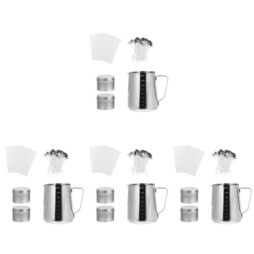 4Sets DIY Set Bunt Zubehör Für Handgemachte Kerzenkit 1