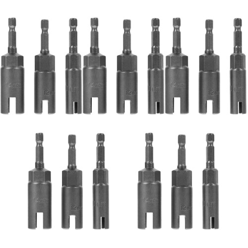 15St Wing Nut Driver Voor Panelmoeren Grijs Gehard Staal 2