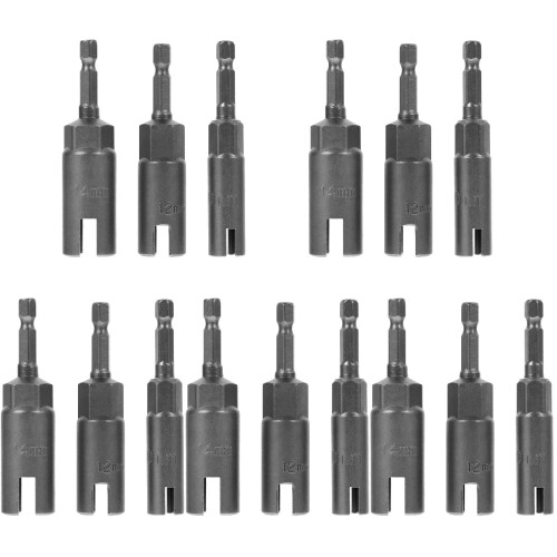 15St Wing Nut Driver Voor Panelmoeren Grijs Gehard Staal 1