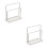 2Pcs Kitchen Sponge Holder And Dishcloth Draining Shelf Organizer 5