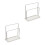 2Pcs Kitchen Sponge Holder And Dishcloth Draining Shelf Organizer 3