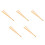 10 Pcs Diy Japanese Bamboo Fan Frame Foldable Handheld Grip 8